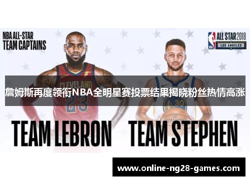 詹姆斯再度领衔NBA全明星赛投票结果揭晓粉丝热情高涨